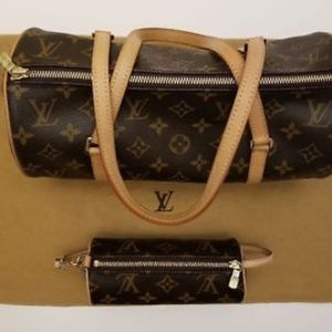 Authentic LV monogram Canvas Papillon handbag